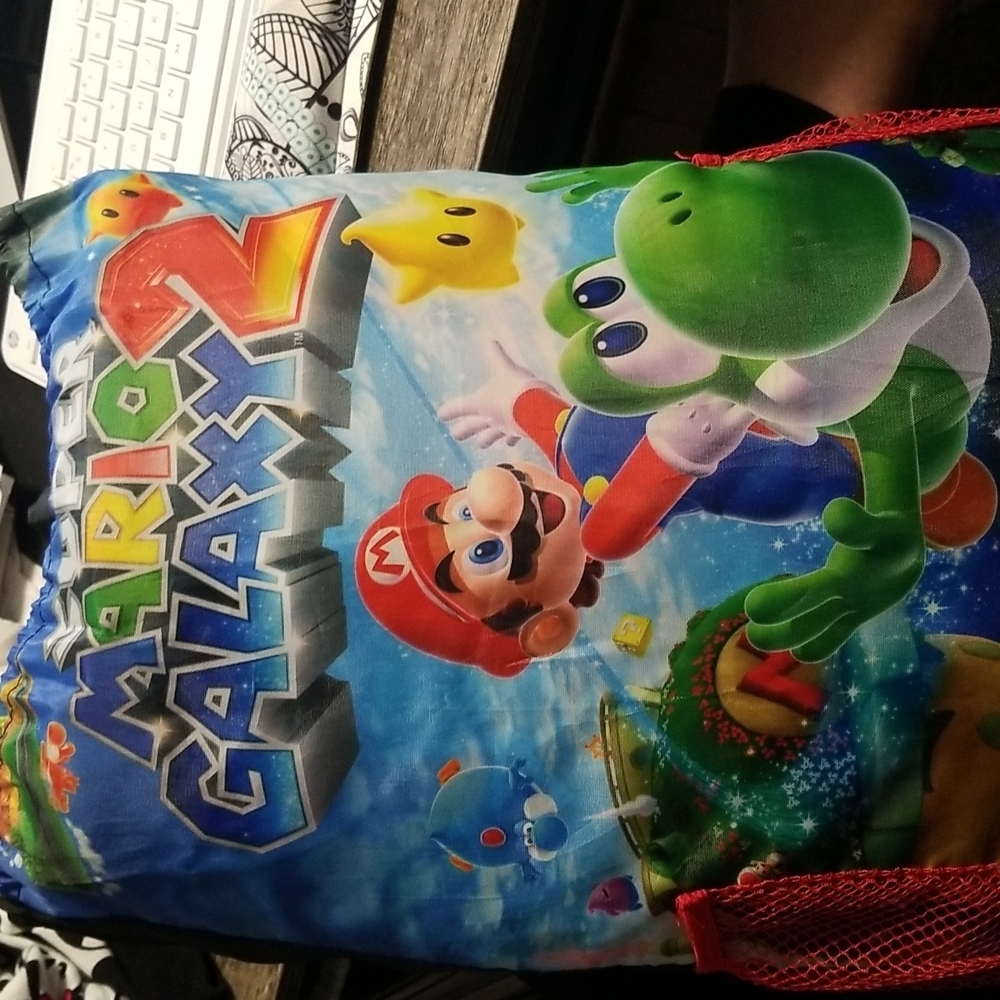 NINTENDO SUPER MARIO GALAXY 2 - CHILD YOUTH SLEEPING BAG RARE
